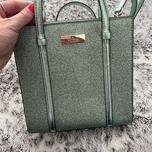 Kate Spade Tinsel Sparkle Green Crossbody Bag